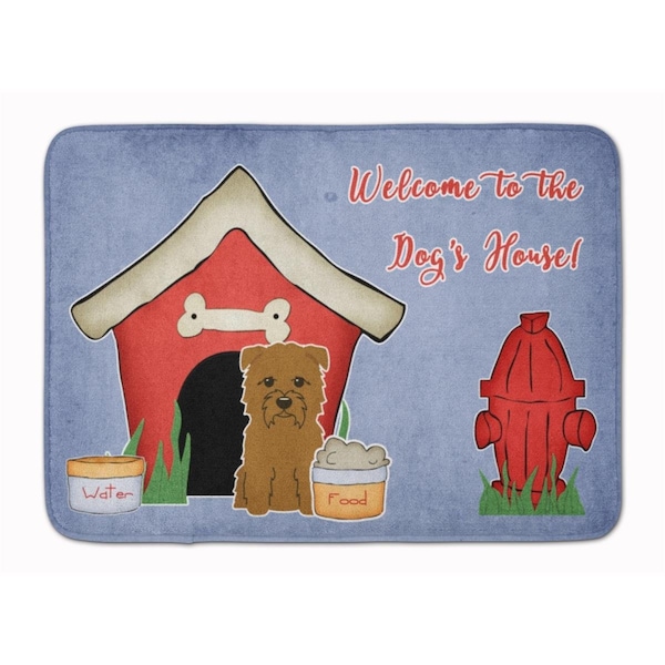 Carolines Treasures Dog House Collection Glen of Imal Tan Machine Washable Memory Foam Mat BB2814RUG - main